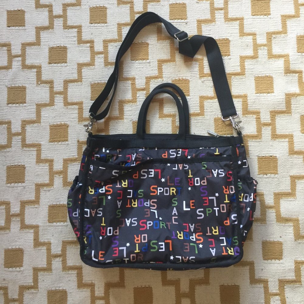 Le Sportsac Gymbag/Briefcase/Picnic bag/Diaperbag